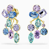 Purple, gold-tone plated