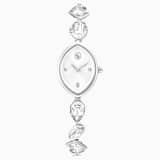 Silver tone, stainless steel