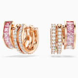 Pink, rose gold-tone plated