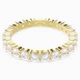 White, gold-tone plated