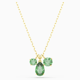 Verde, baño en tono oro