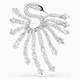 White, rhodium plated