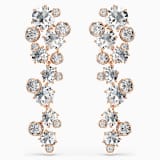 White, rose gold-tone plated