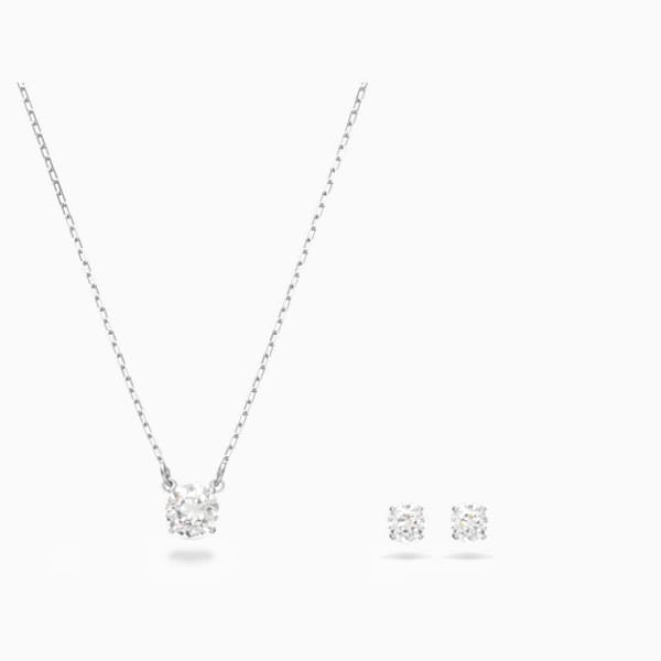 Jewelry Sets Sparkling Crystal Swarovski - Swarovski Heart Pendant And Earring Set Jewelry Sets Sparkling Crystal Swarovski - Swarovski Heart Pendant And Earring Set