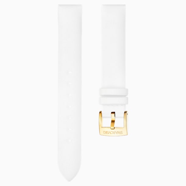 14mm 表带, 白色, 镀金色调 - Swarovski, 5426831