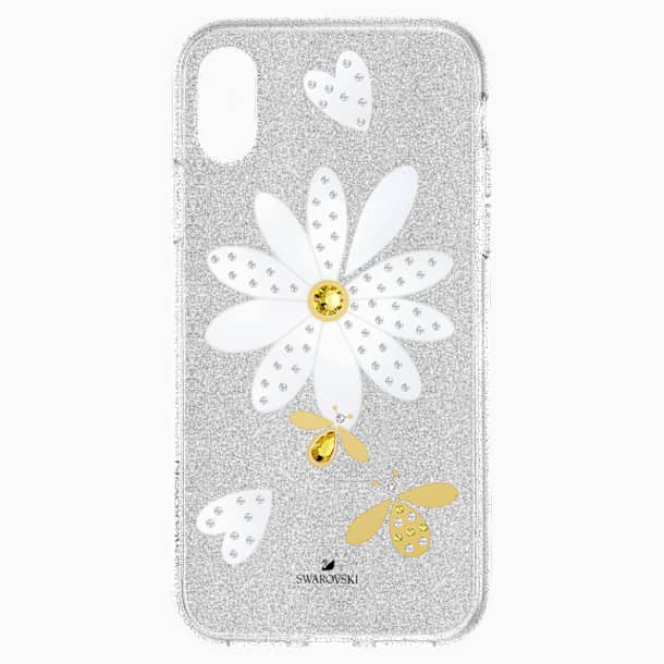 Eternal Flower 智能手机防震保护套, iPhone® XS Max, 浅色渐变 - Swarovski, 5533978