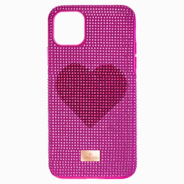 Crystalgram Heart 智能手机防震保护套, iPhone® 11 Pro Max, 粉红色 - Swarovski, 5540722