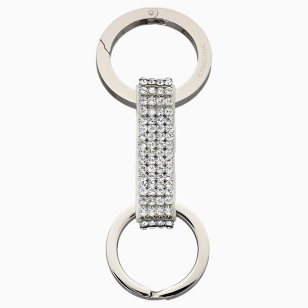 Alice 钥匙扣, 白色, 不锈钢 - Swarovski, 860475