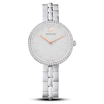 스와로브스키 시계 Swarovski 코스mopolitan watch, Swiss Made, Metal bracelet, Silver tone, Stainless steel