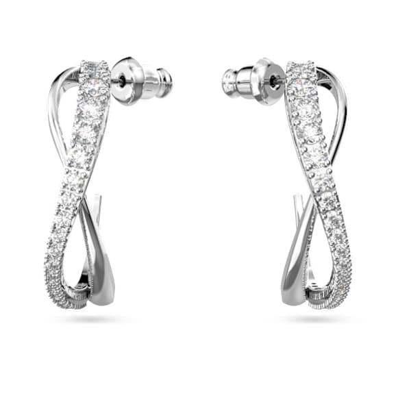 Crystal Hoop Earrings Made With Swarovski Elements 2024 www.alhudapk
