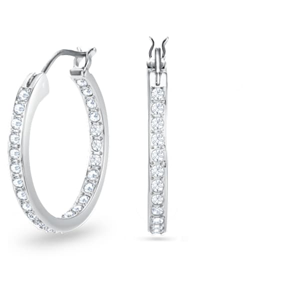 Swarovski Sparkling Dance ネックレス, ラウンドカット, ホワイト ...