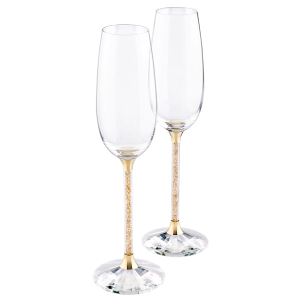 Crystalline kozarca za šampanjec, zlati odtenek (2-delni komplet) - Swarovski, 5102143