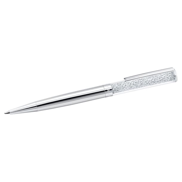 스와로브스키 Swarovski Crystalline ballpoint pen, Silver tone, Chrome plated