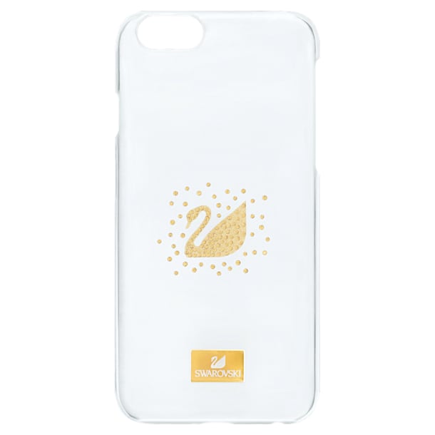 Coque rigide pour smartphone avec cadre amortisseur Swan Golden, iPhone® 7 - Swarovski, 5268118