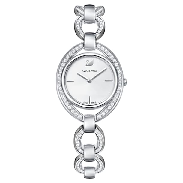 Reloj Stella, Brazalete de metal, blanco, acero inoxidable - Swarovski, 5376815