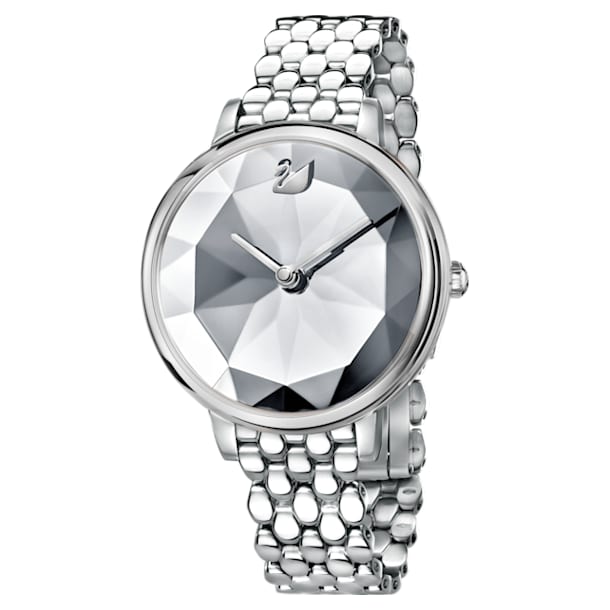 Crystal Lake 手錶, 金属手链, 白色, 不锈钢 - Swarovski, 5416017