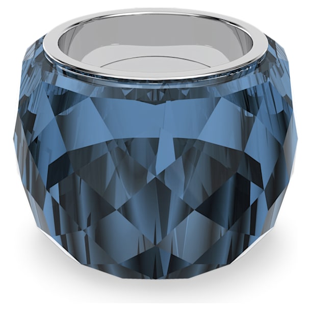 Nirvana ring, Blue, Stainless steel - Swarovski, 5432195