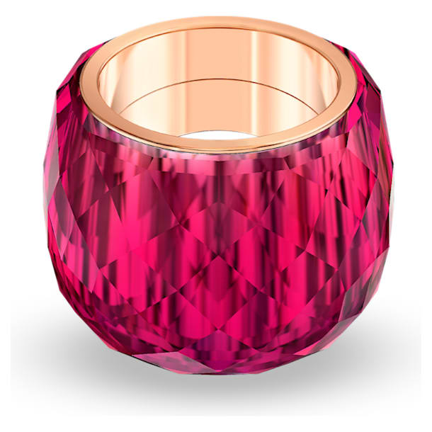 Δαχτυλίδι Nirvana, Κόκκινο, Φυσική εναπόθεση ατμού σε ροζ χρυσαφί τόνο - Swarovski, 5432203