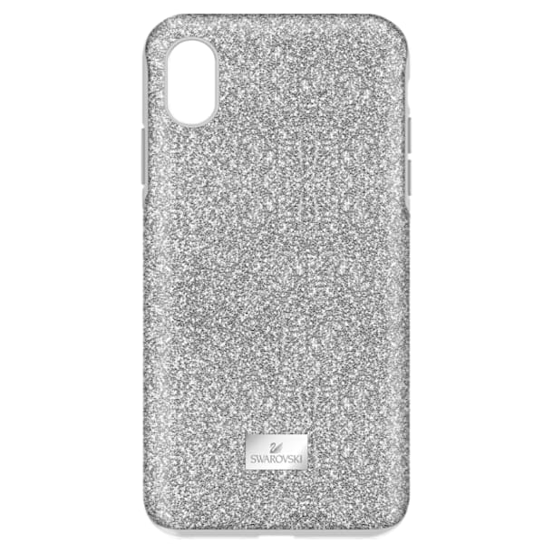 High with Bumper smartphone case, iPhone® XS Max, Silver tone - Swarovski, 5449135