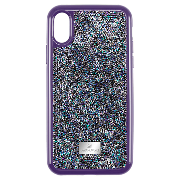 Glam Rock smartphone case, iPhone® XS Max, Purple - Swarovski, 5478875