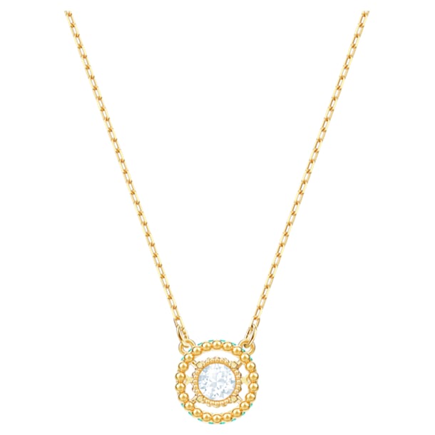 Oxygen necklace, Multicolored, Gold-tone plated - Swarovski, 5481256