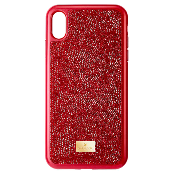Glam Rock smartphone case , iPhone® XS Max, Red - Swarovski, 5481454