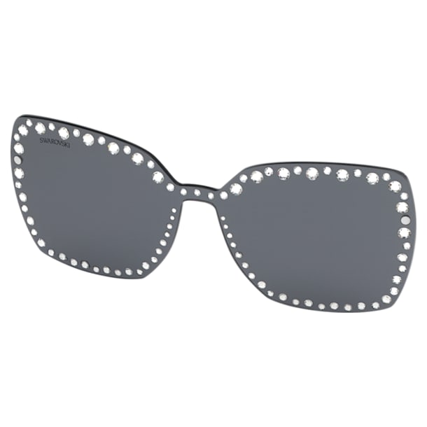 Swarovski Click-on Mask for Sunglasses, SK5330-CL 16A, Gray - Swarovski, 5483813