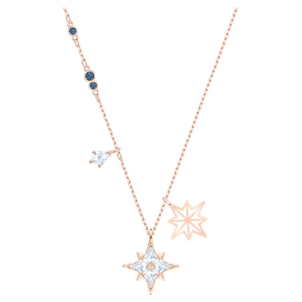 Swarovski Symbolic pendant, Star, White, Rose gold-tone plated - Swarovski, 5494352