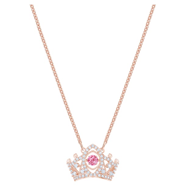 Bee A Queen pendant, Red, Rose gold-tone plated - Swarovski, 5510986