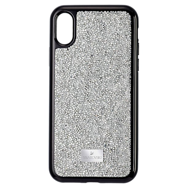 Glam Rock Smartphone smartphone case, iPhone® XS Max, Silver tone - Swarovski, 5515013