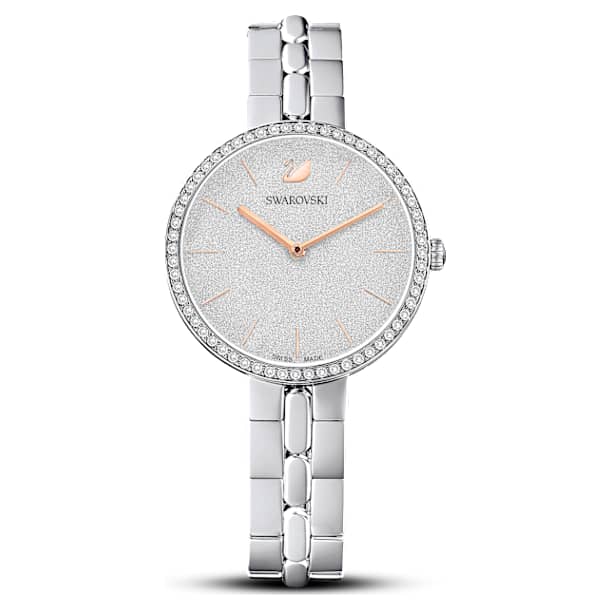 Cosmopolitan watch, Metal bracelet, Silver-tone, Stainless steel - Swarovski, 5517807 Cosmopolitan watch, Metal bracelet, Silver-tone, Stainless steel - Swarovski, 5517807
