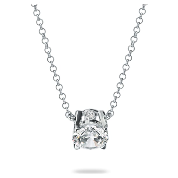 Eternity pendant, Diamond TCW 0.13 carat, 18K white gold - Swarovski, 5517820