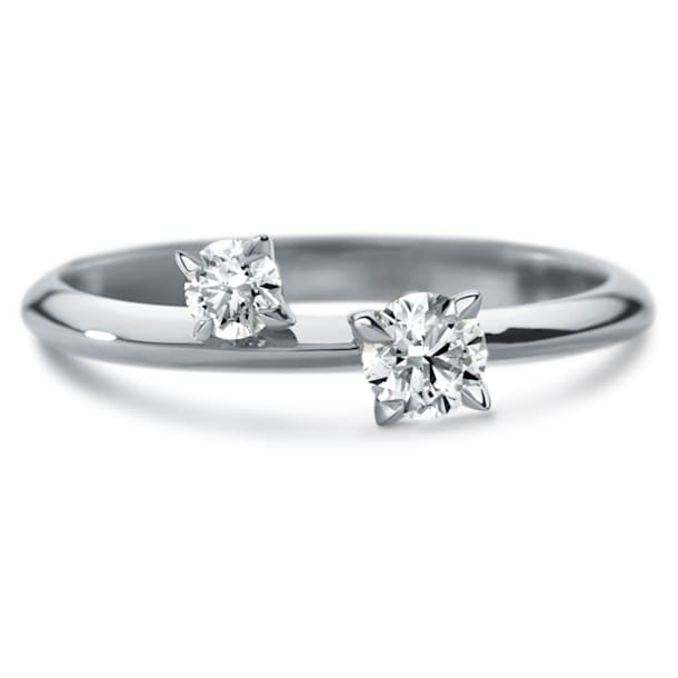 Intimate ring, Diamond TCW 0.27 carat, 18K white gold - Swarovski, 5517829