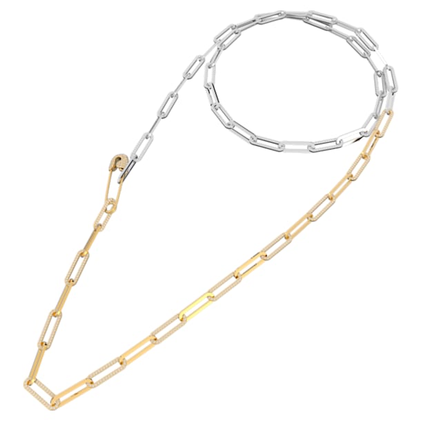 Collar So Cool, Blanco, Combinación de acabados metálicos - Swarovski, 5521723