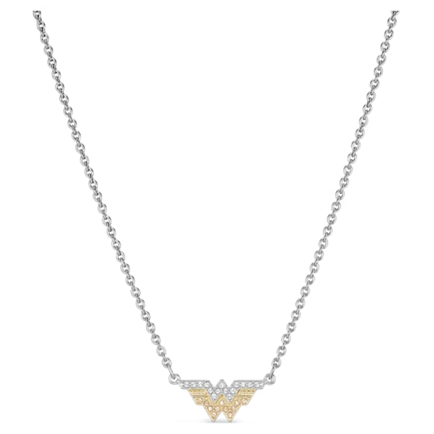Fit Wonder Woman necklace, Gold tone, Mixed metal finish - Swarovski, 5522407