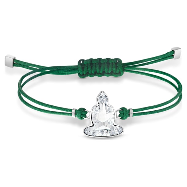 Swarovski Power Collection Buddha bracelet, Buddha, Medium, Green, Stainless steel - Swarovski, 5523173