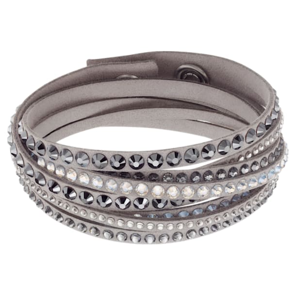 Slake Deluxe bracelet, Gray - Swarovski, 5524009