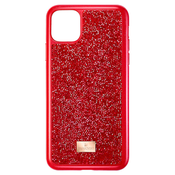 Ovitek za mobilni telefon Glam Rock, iPhone® 11 Pro Max, Rdeča - Swarovski, 5531143