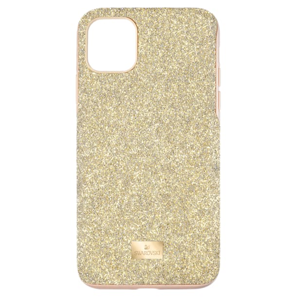 High smartphone case, iPhone® 11 Pro Max, Gold tone - Swarovski, 5533970