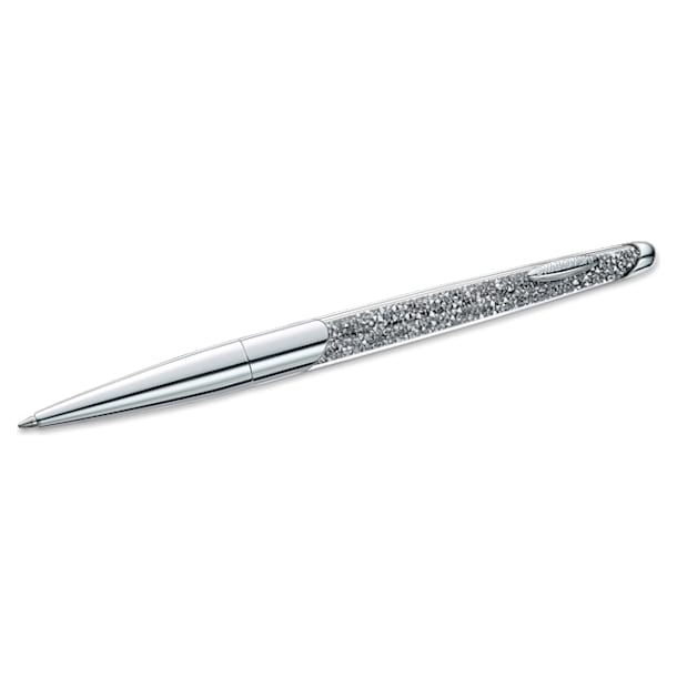 Στυλό Crystalline Nova, Γκρι, Επιμετάλλωση χρωμίου - Swarovski, 5534318