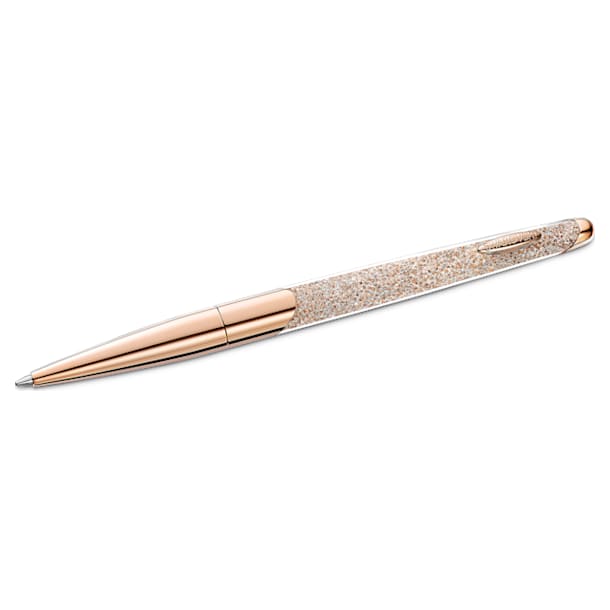 Στυλό Crystalline Nova, Χρυσαφί τόνος, Επιμετάλλωση σε ροζ χρυσαφί τόνο - Swarovski, 5534329