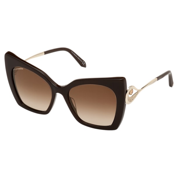 Tigris sunglasses, SK0271-P 48G, Brown - Swarovski, 5535794
