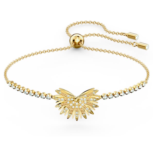 Swarovski Symbolic Palm Bracelet, Light multi-colored, Gold-tone plated - Swarovski, 5535827