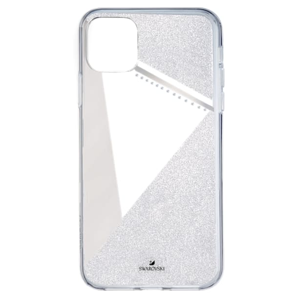 Subtle smartphone case with bumper, iPhone® 11 Pro Max, Silver tone - Swarovski, 5536849