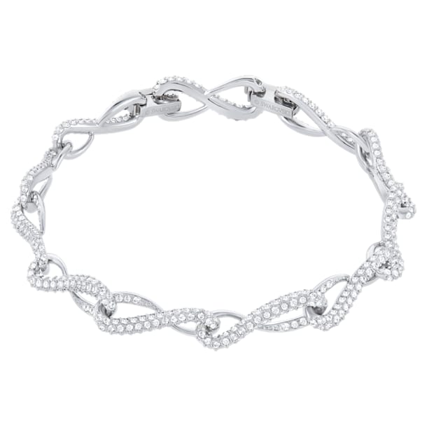 Bracelet Eleanor, blanc, métal rhodié - Swarovski, 5540498
