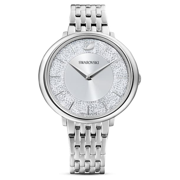 Crystalline Chic 腕表, 金属手链, 银色, 不锈钢 - Swarovski, 5544583