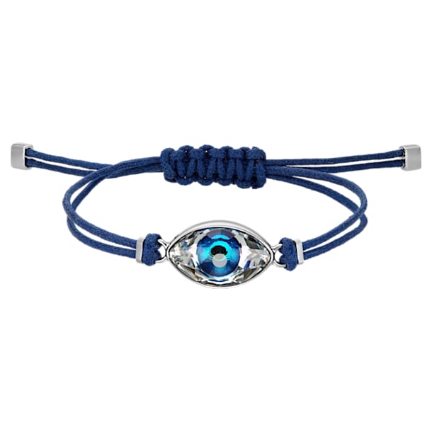 Swarovski Power Collection Evil Eye bracelet, Evil eye, Medium, Blue, Stainless steel - Swarovski, 5551804