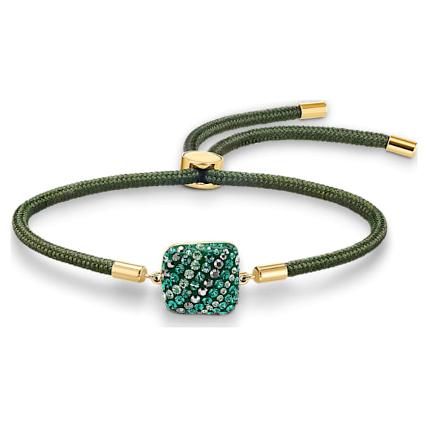 Swarovski Power Collection bracelet, Earth element, Green, Gold-tone plated - Swarovski, 5558350