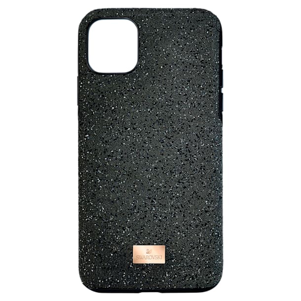 High smartphone case, iPhone® 12 Pro Max, Black - Swarovski, 5565180