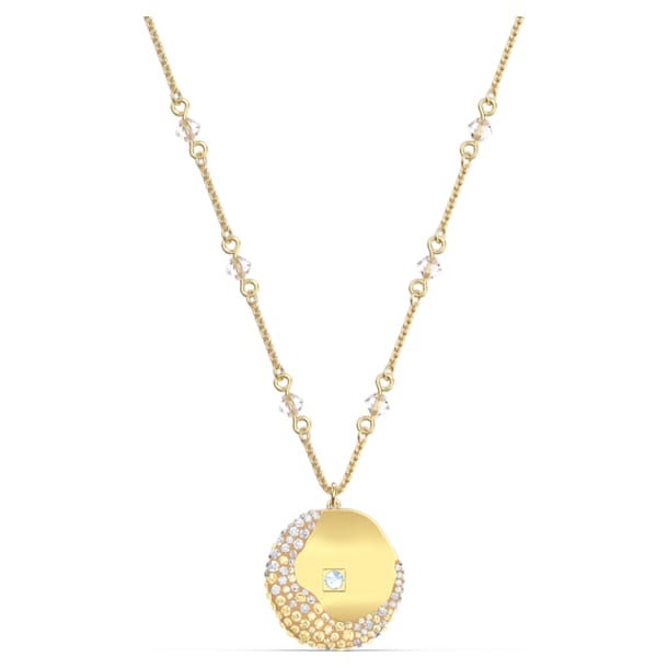 The Elements pendant, Air element, Yellow, Gold-tone plated - Swarovski, 5568266